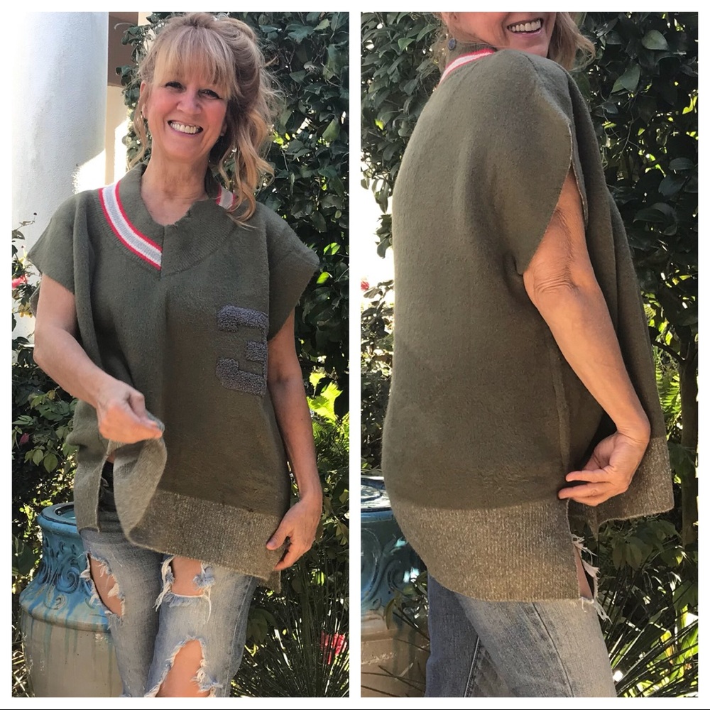 LAST 🔘 1 2 3 Hike! Varsity V-Neck Sweater Vest - Picture 6 of 8